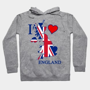 i love england Hoodie